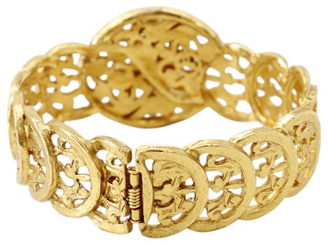 Bracciale con ciondoli Chanel Gold - vista 3