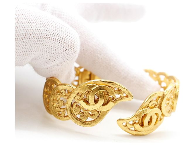 Bracciale con ciondoli Chanel Gold - vista 5