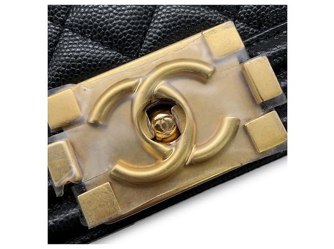 Borsa a tracolla Chanel Boy con catena - vista 11