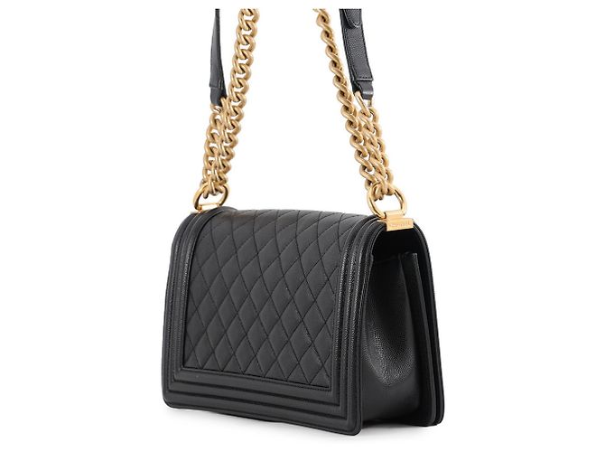 Borsa a tracolla Chanel Boy con catena - vista 2