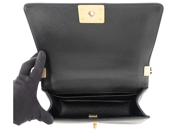 Borsa a tracolla Chanel Boy con catena - vista 6