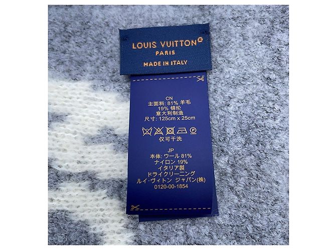 Cachecol Reversível em Lã e Nylon Damouflage Louis Vuitton - vista 6