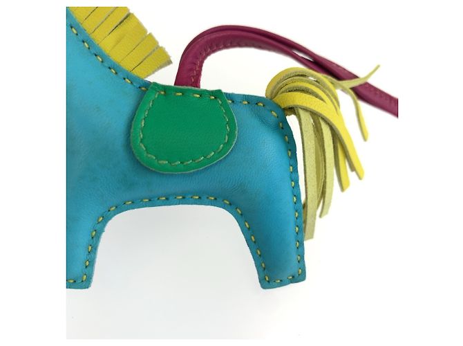 Hermès Hermes Rodeo PM Rainbow Accessory Bag Charm Keychain - vue 5