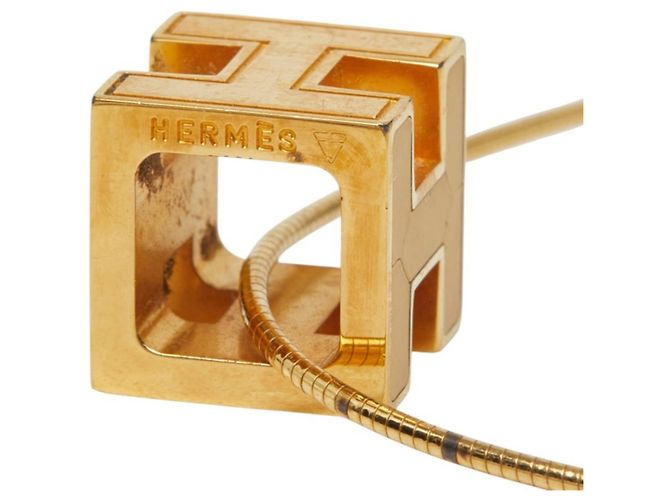Hermès Colgante para Collar Hermes Cage d'H H-Cube - vista 4