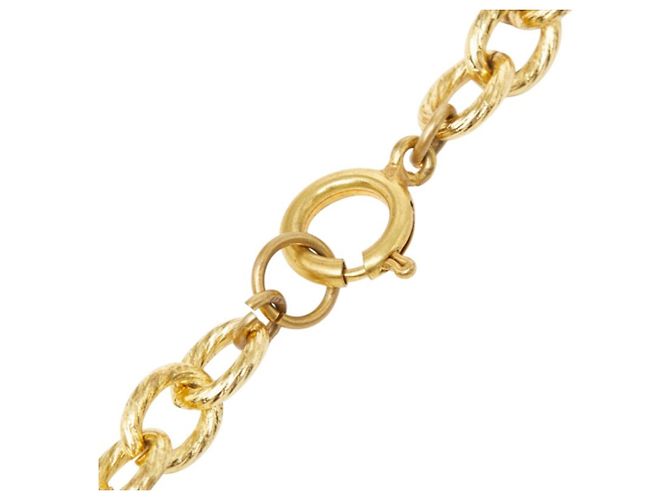 Collana Chanel Coco Mark placcata oro - vista 5