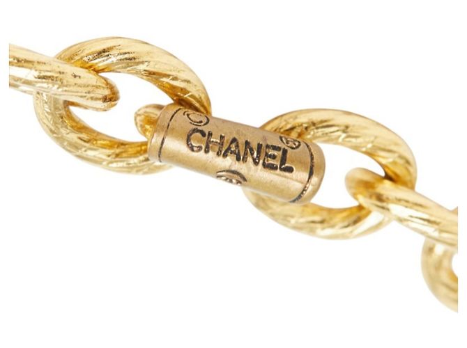 Collana Chanel Coco Mark placcata oro - vista 6