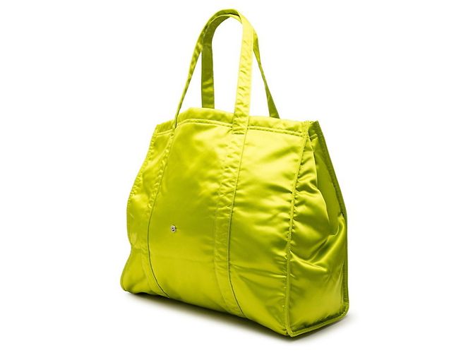 Borsa Tote e a tracolla Fendi in nylon verde - vista 2