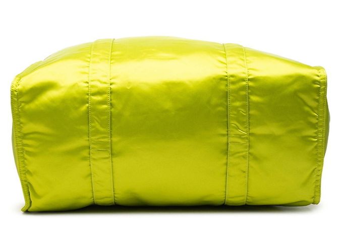 Borsa Tote e a tracolla Fendi in nylon verde - vista 3