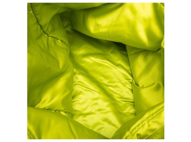 Borsa Tote e a tracolla Fendi in nylon verde - vista 4
