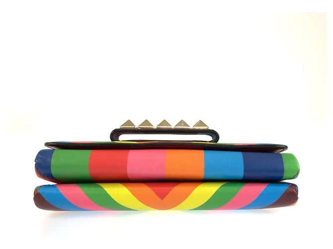 Borsa a tracolla Valentino Rockstud con catena - vista 10