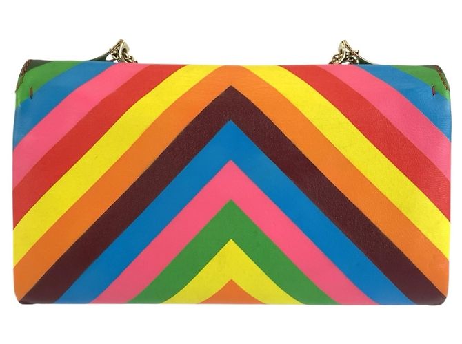 Borsa a tracolla Valentino Rockstud con catena - vista 2