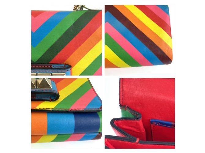 Borsa a tracolla Valentino Rockstud con catena - vista 5