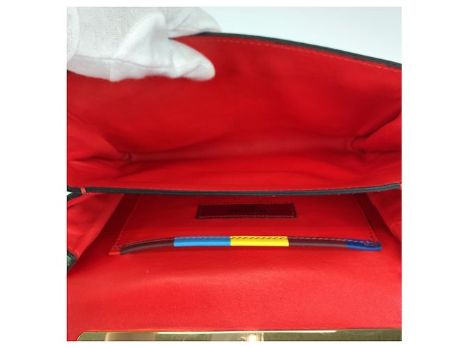 Borsa a tracolla Valentino Rockstud con catena - vista 9
