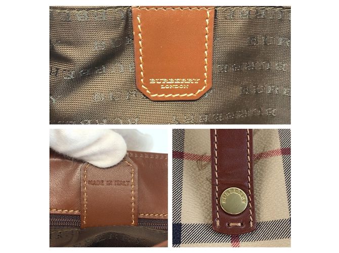 Borsa a tracolla Burberry Shadow Horse Check Pattern - vista 3