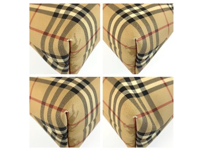 Borsa a tracolla Burberry Shadow Horse Check Pattern - vista 4