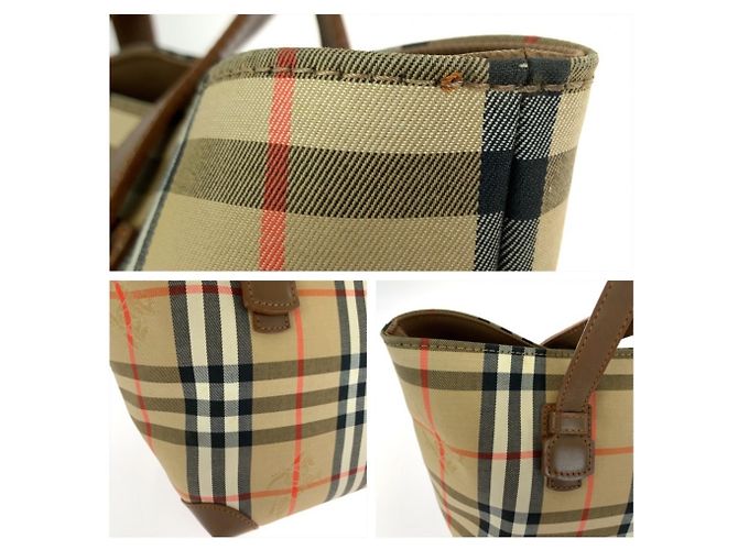 Bolso tote Burberry con estampado Check - vista 5