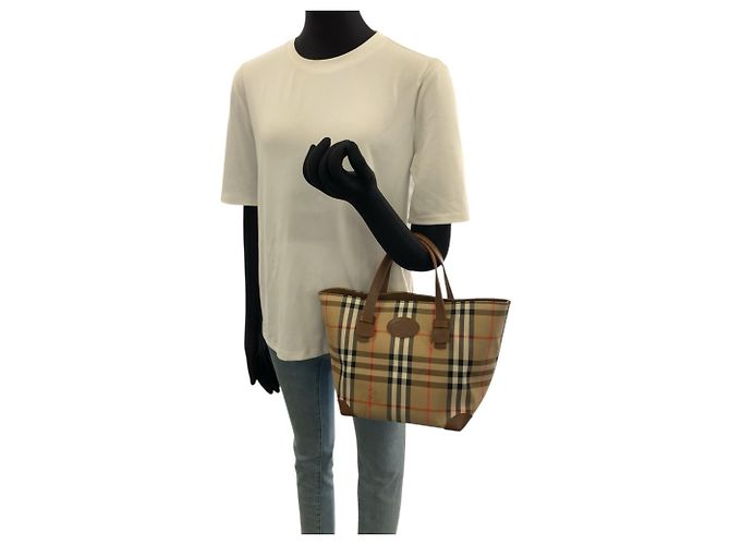 Bolso tote Burberry con estampado Check - vista 7