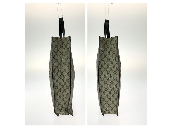 Borsa Tote Gucci GG Supreme Angry Cat - vista 8