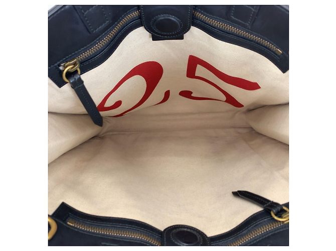 Borsa Tote Gucci GG Supreme Angry Cat - vista 9