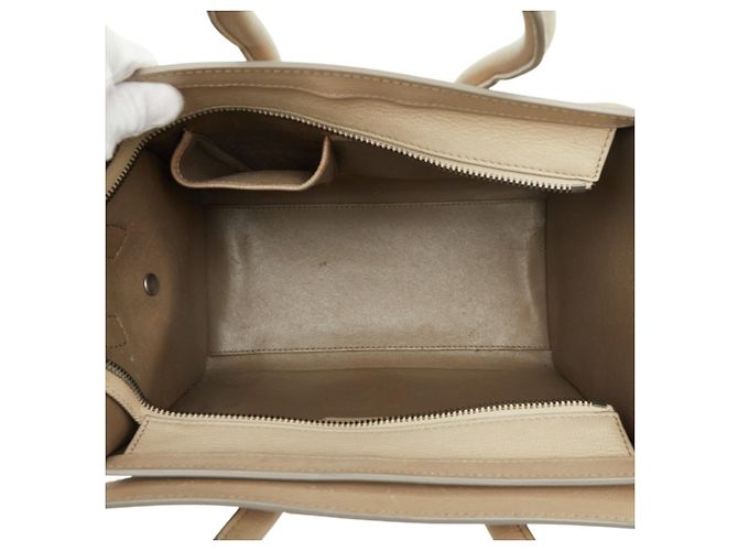 Céline Bolso de mano Celine Luggage Micro Shopper - vista 8