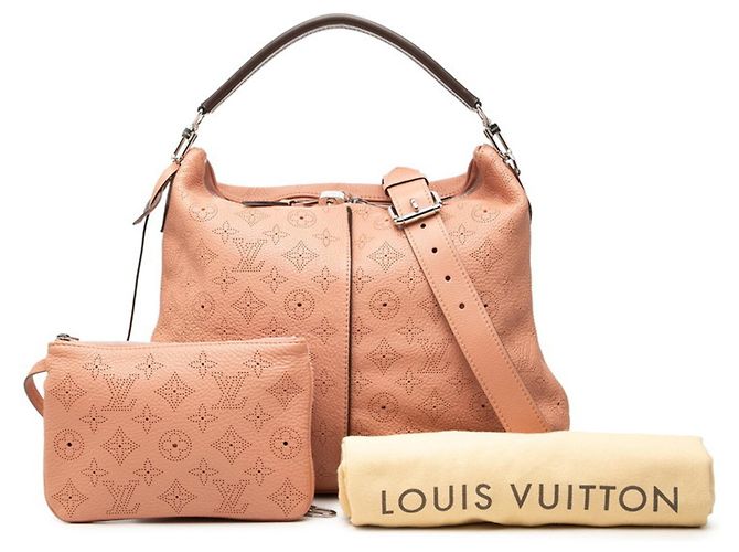 Borsa Tote Louis Vuitton Monogram Mahina Selene PM - vista 7