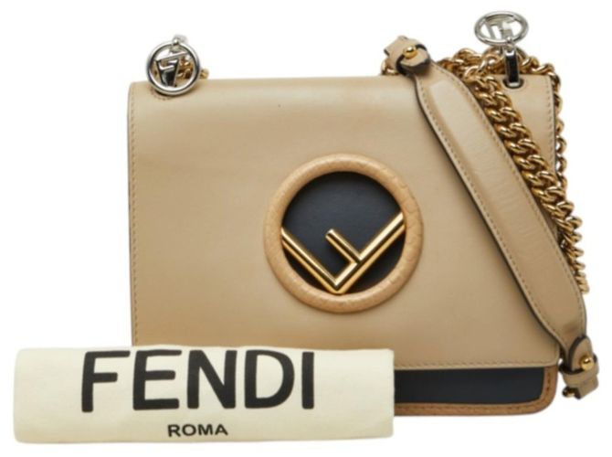 Borsa a tracolla Fendi Mini Kanai F Chain - vista 11
