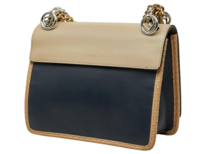 Borsa a tracolla Fendi Mini Kanai F Chain - vista 2