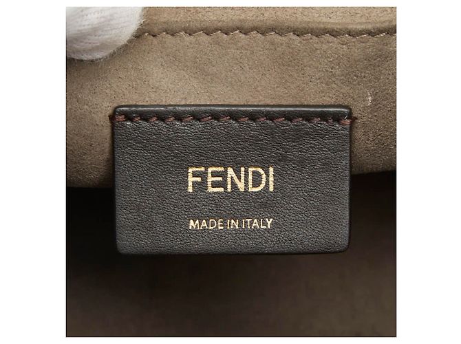 Borsa a tracolla Fendi Mini Kanai F Chain - vista 9