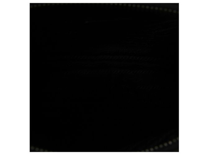 Borsa Satchel Prada Re Edition 2005 in Tessuto con Rifiniture in Saffiano Nero Mini - vista 4