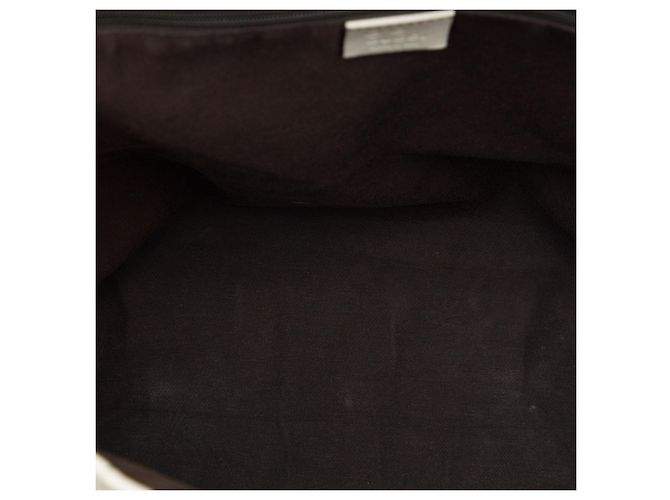 Borsa Tote Gucci in tela GG blu - vista 4