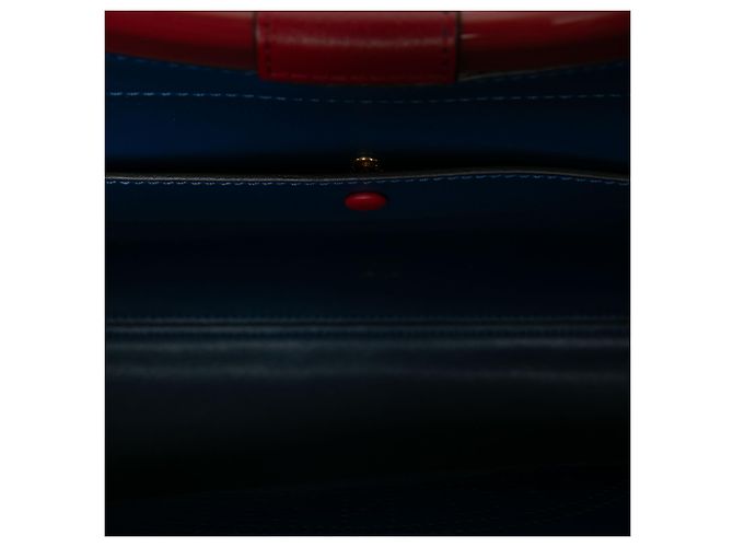 Fendi Runaway Tote aus perforiertem Leder, rot, Medium - Ansicht 4
