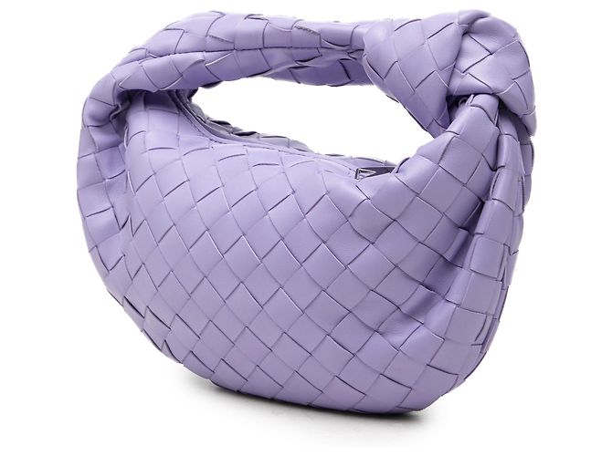 Bottega Veneta Purple Candy Nappa Intrecciato Jodie - vista 2