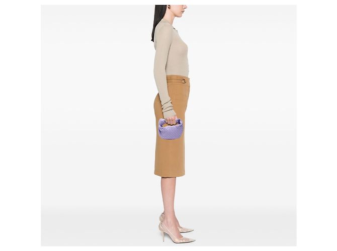 Bottega Veneta Purple Candy Nappa Intrecciato Jodie - vista 6