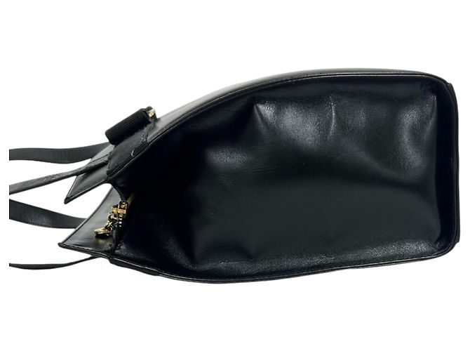 Salvatore Ferragamo Borsa Tote Vara in pelle nera Ferragamo - vista 7