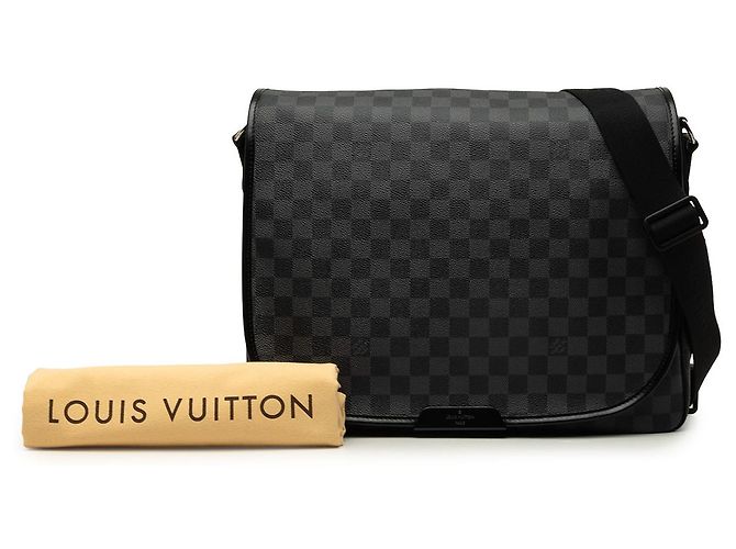 Louis Vuitton Black Damier Graphite Daniel GM - view 7