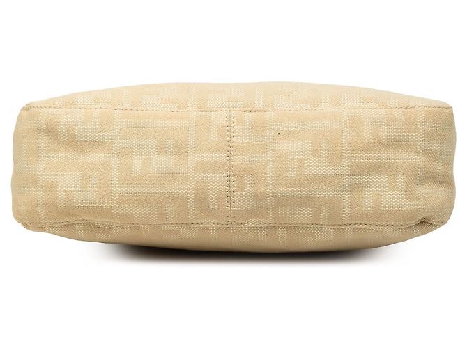 Bolsa de Ombro Fendi Beige Zucca Canvas - vista 3