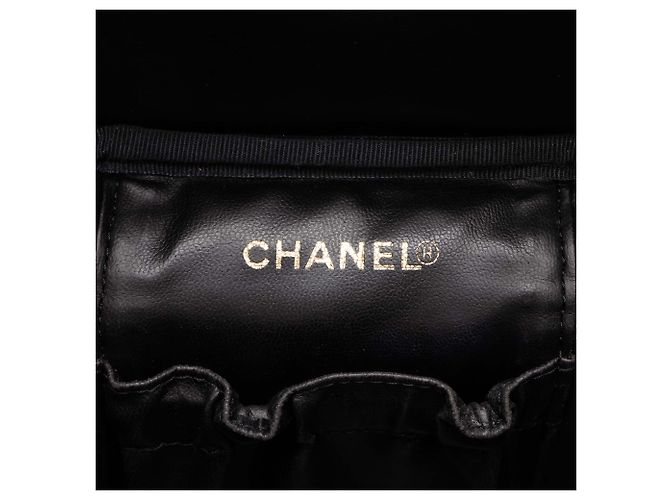 Sac Vanity Chanel Black CC Caviar - vue 5
