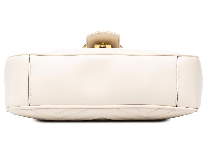 Gucci Beige Medium GG Marmont gesteppte Leder-Schultertasche - Ansicht 3