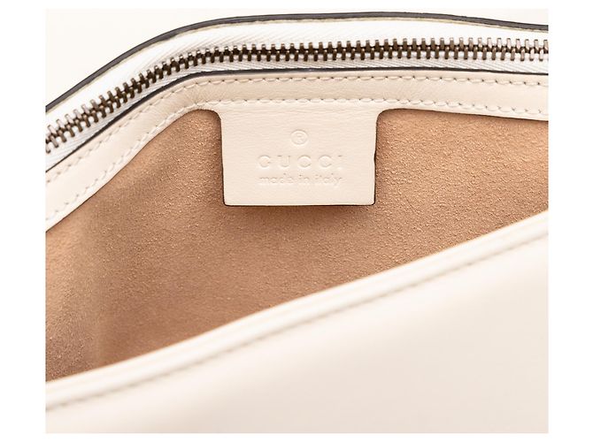 Gucci Beige Medium GG Marmont gesteppte Leder-Schultertasche - Ansicht 5