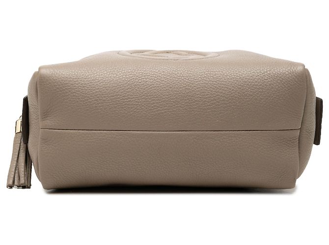 Clutch Soho Gucci in pelle di vitello marrone - vista 3