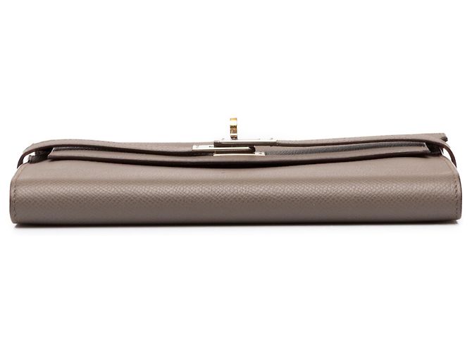 Hermès Brown Epsom Kelly Long Wallet - view 3