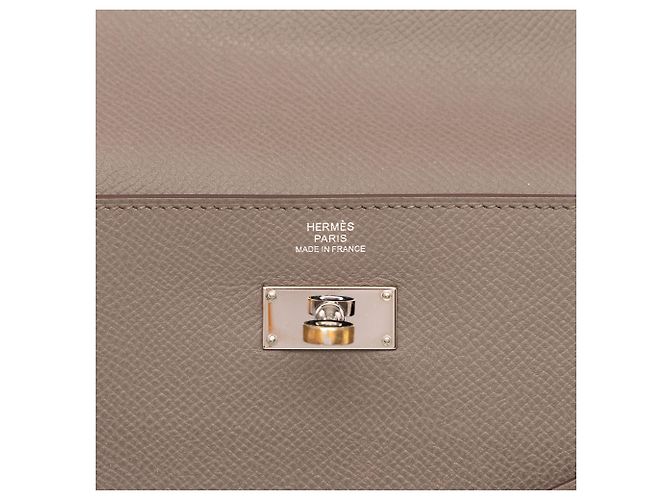 Hermès Brown Epsom Kelly Long Wallet - view 5