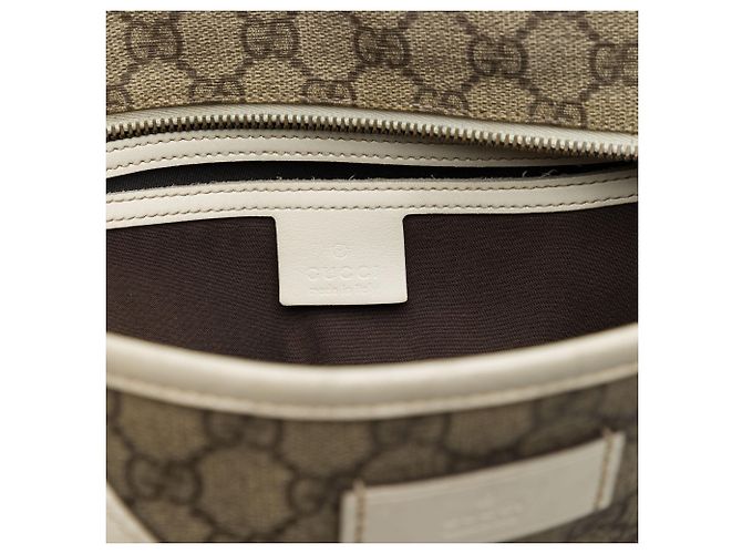 Borsa Tote Gucci Beige Medium GG Supreme - vista 5