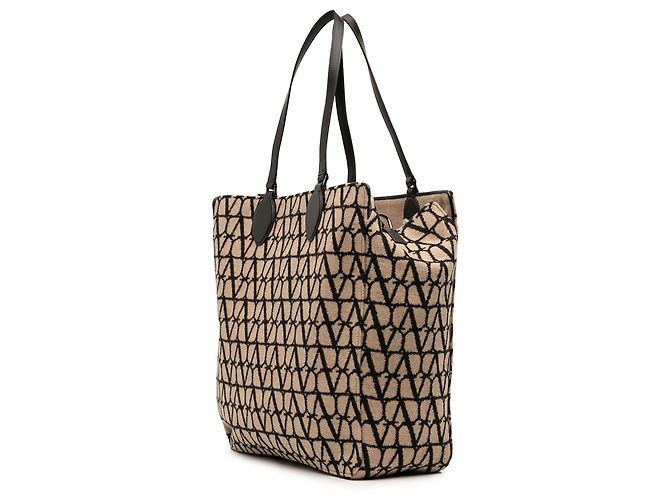 Tote Reversibile Valentino Beige Toile Iconographe - vista 2