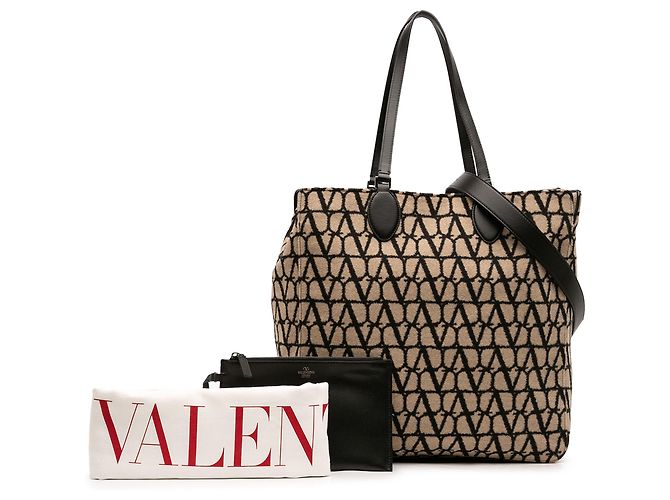 Tote Reversibile Valentino Beige Toile Iconographe - vista 7