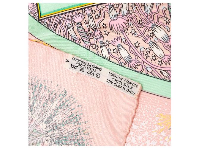 Hermès Pink Feux D Artifice Seidentuch 90 - Ansicht 3