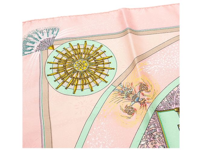 Hermès Pink Feux D Artifice Seidentuch 90 - Ansicht 4