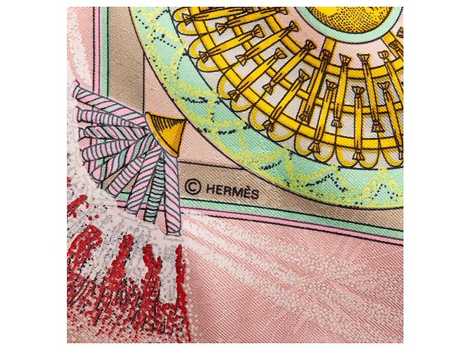 Hermès Pink Feux D Artifice Seidentuch 90 - Ansicht 6