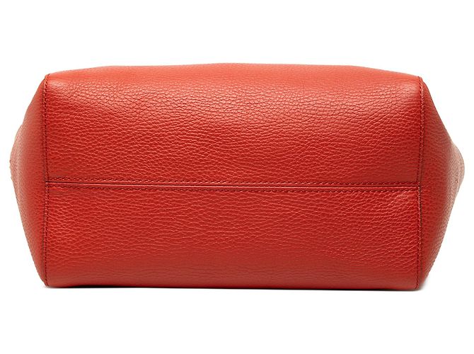 Gucci Swing Tote Klein aus rotem Kalbsleder - Ansicht 3