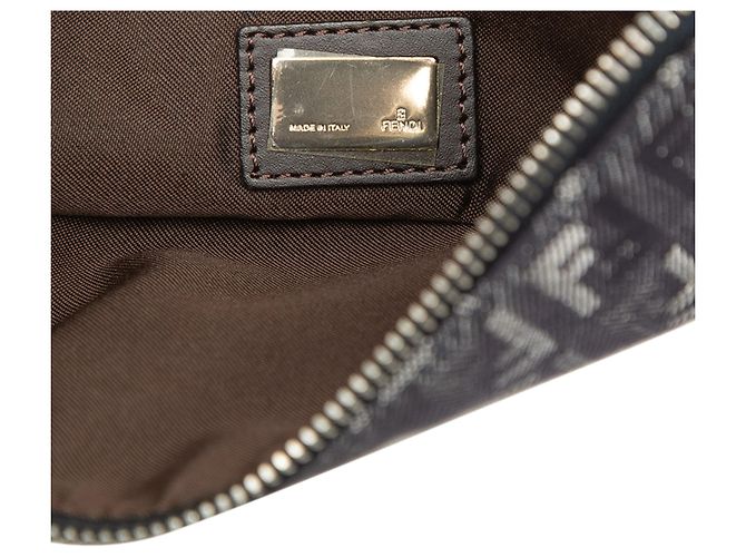 Borsa a tracolla Fendi Blue Zucchino Denim - vista 5